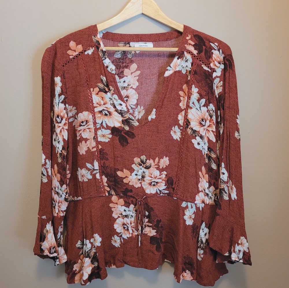 Maurices V Neck Top